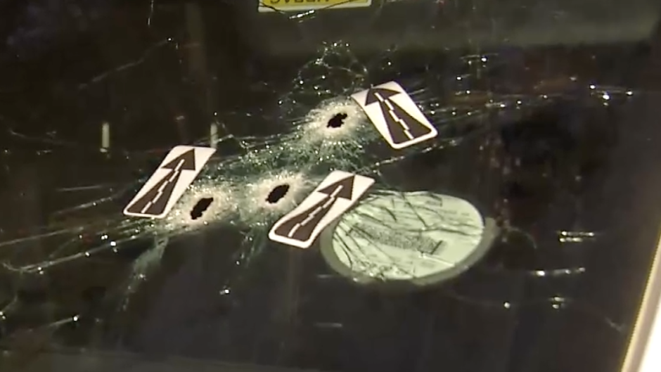 The scene of the shootout in Midrand.