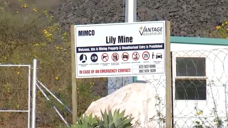 The entrance to Lily Mine.