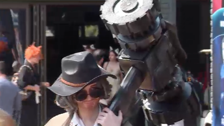 A Comic Con attendee.