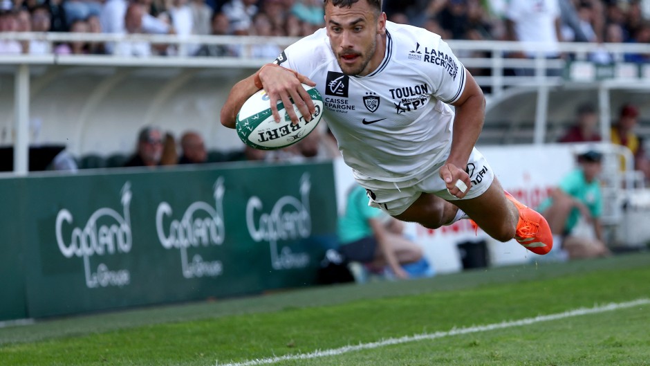 Toulon's French wing Gabin Villiere. AFP/Romain Perrocheau