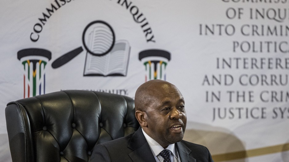 South African Constitutional Court Justice Mbuyiseni Madlanga. AFP/Phill Magakoe