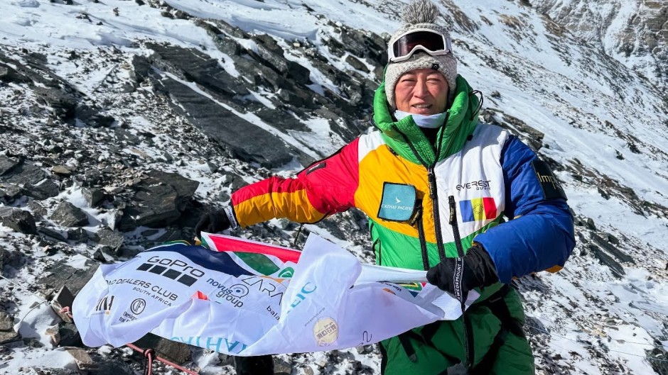 Angela Yeung, an activist, mountaineer and philanthropist has climbed Mount Everest dedicating the climb to survivors of GBV