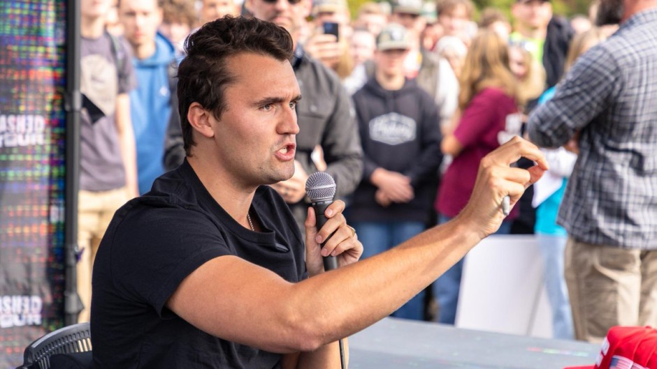 Rightwing activist and Trump's ally, Charlie Kirk