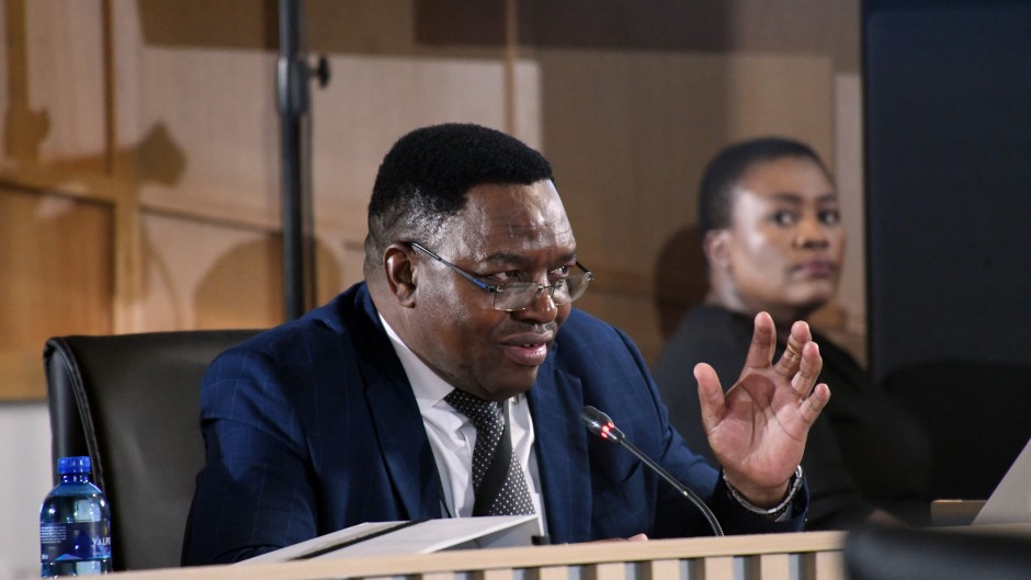 National Commissioner of the SAPS General Fannie Masemola at the Madlanga Commission Of Inquiry. Gallo Images/Frennie Shivambu