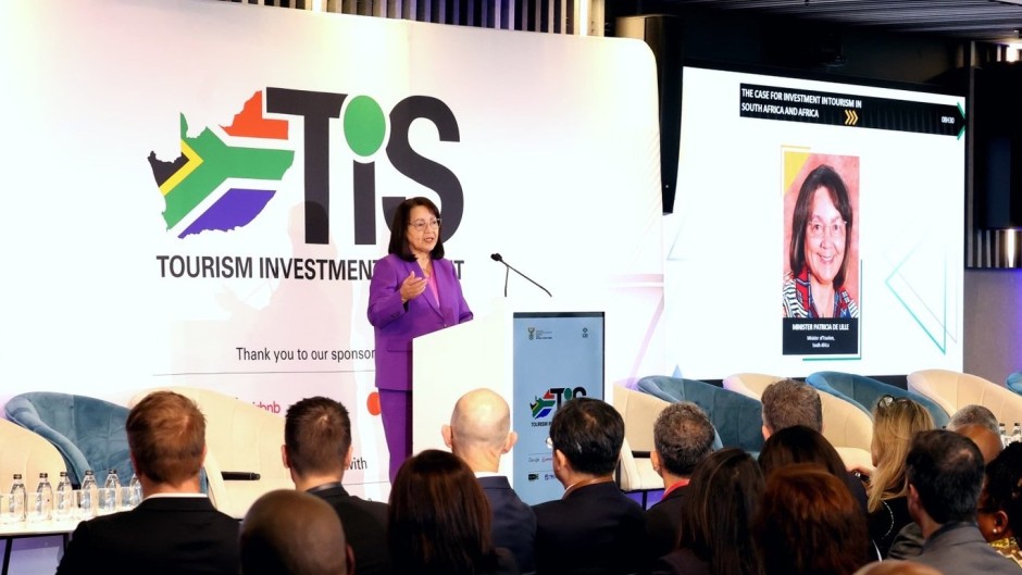 Minister of Tourism, Patricia De Lille addresses attendees of the Tourism Investment Summit Investment 