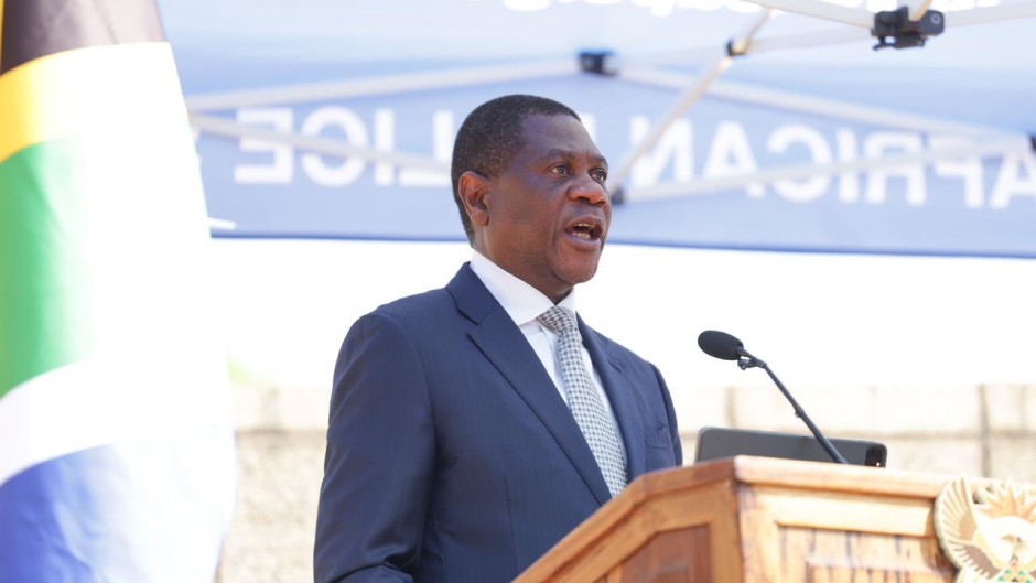 Deputy President Paul Mashatile delivers a speech during SAPS commemoration in Pretoria