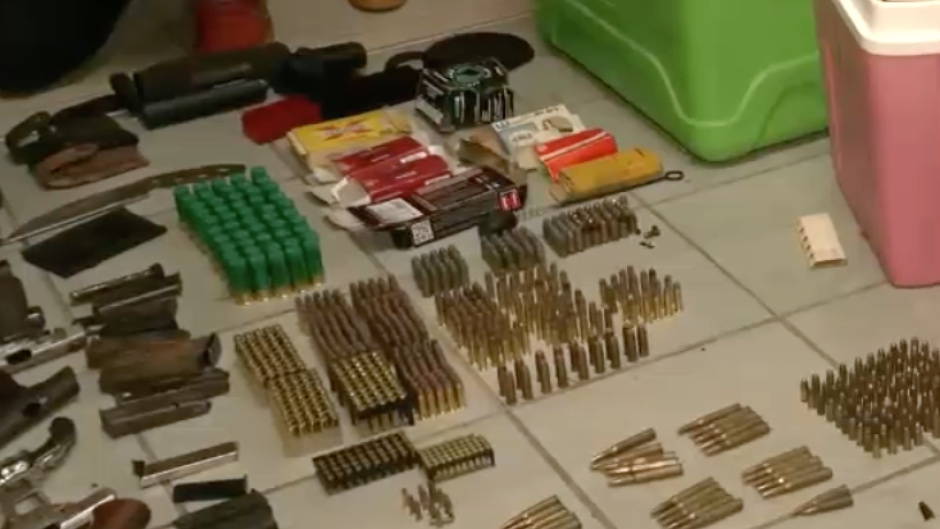 guns found in Mitchell's Plain