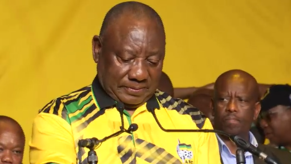 President Cyril Ramaphosa / eNCA 