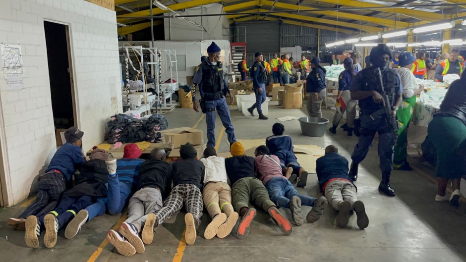 The raid in KwaZulu-Natal. eNCA/Dasen Thathiah