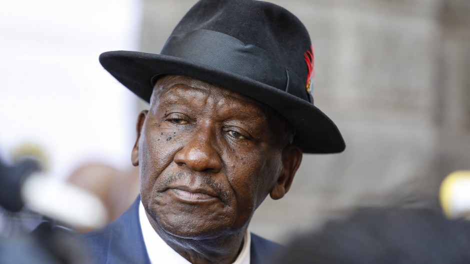 Former Police Minister Bheki Cele. AFP/Gianluigi Guercia