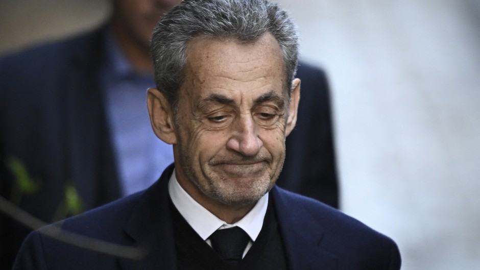 France's former president Nicolas Sarkozy.