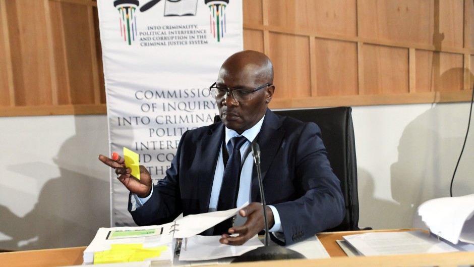 Dumisani Khumalo at the Madlanga Commission Of Inquiry. Gallo Images/Frennie Shivambu