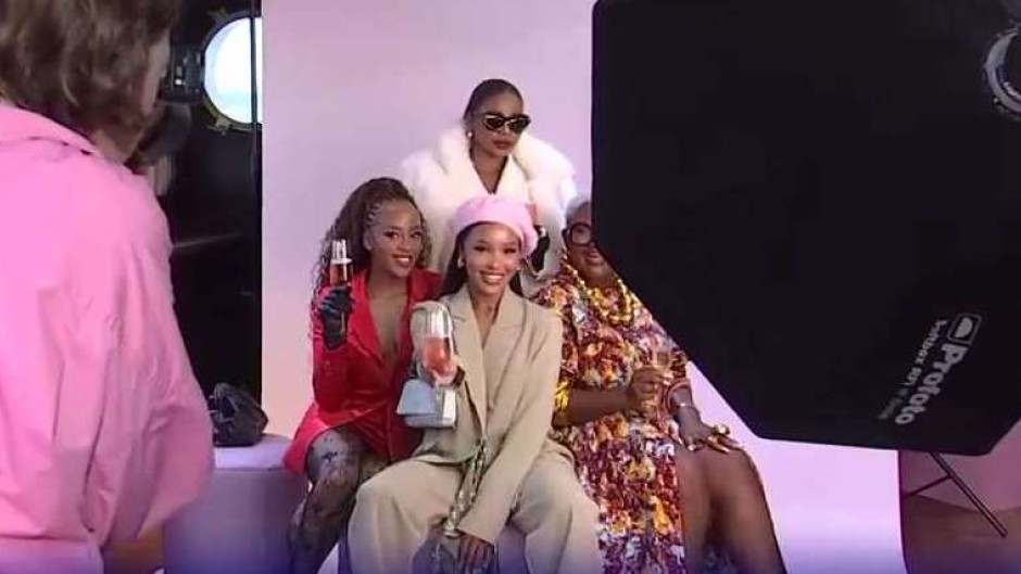 South African influencers in party during the Paris fashion week