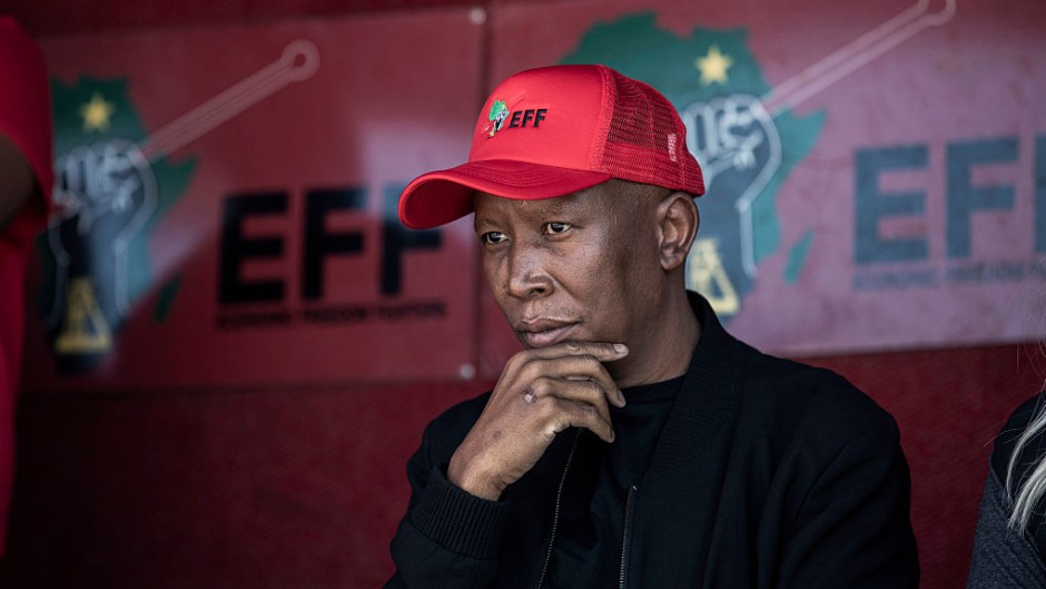 EFF leader Julius Malema. GettyImages/Per-Anders Pettersson