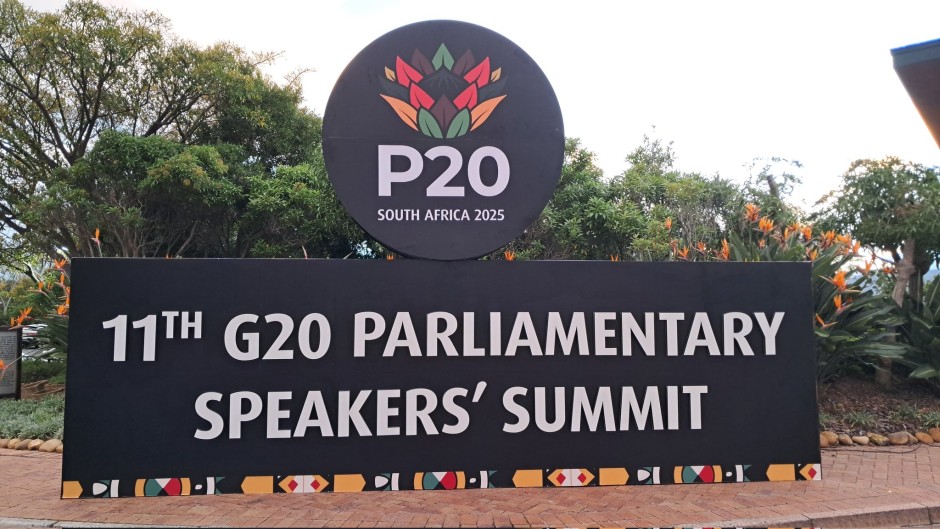 P20 South Africa 11th G20 parliamentary speakers summit logo