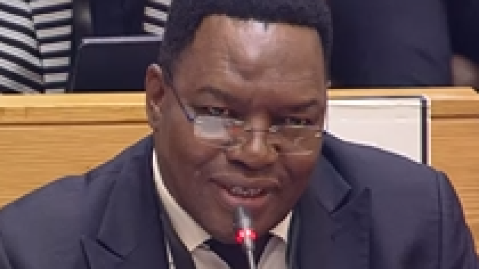 National Police Commissioner Fannie Masemola, is testifying before the Parliament’s Ad Hoc Committee 