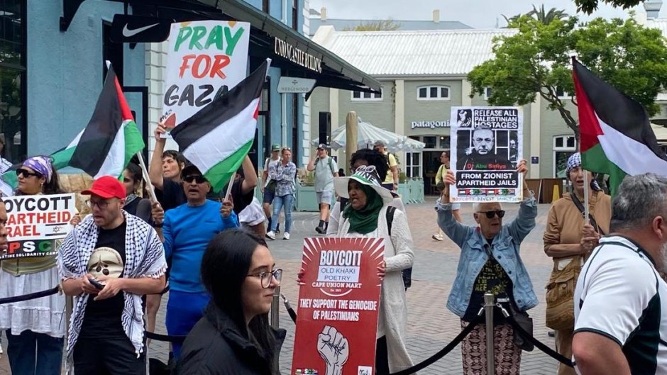 Cape Town protesters demand release activists held by Israel