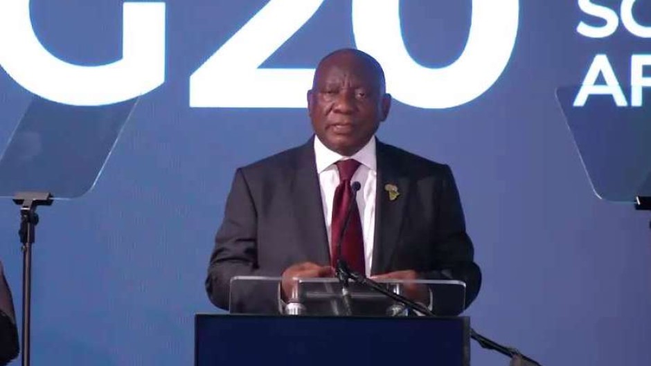 Cyril Ramaphosa at the Social 20 closing ceremony