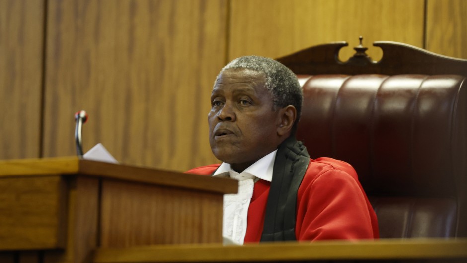 Judge Ratha Mokgoatlheng reacts dring the Senzo Mayiwa murder trial at Pretoria High Court. Gallo Images/Phill Magakoe