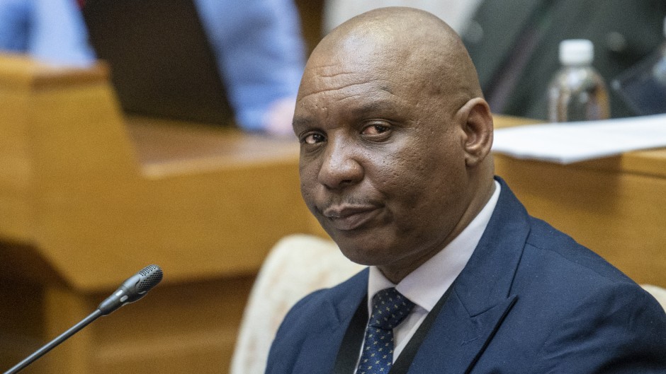 Cedrick Nkabinde testifies at the Parliamentary Ad Hoc Committee inquiry. Gallo Images/Brenton Geach
