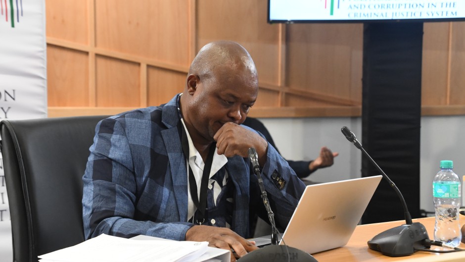 Brown Mogotsi testifies at the Madlanga Commission Of Inquiry. Gallo Images/Frennie Shivambu