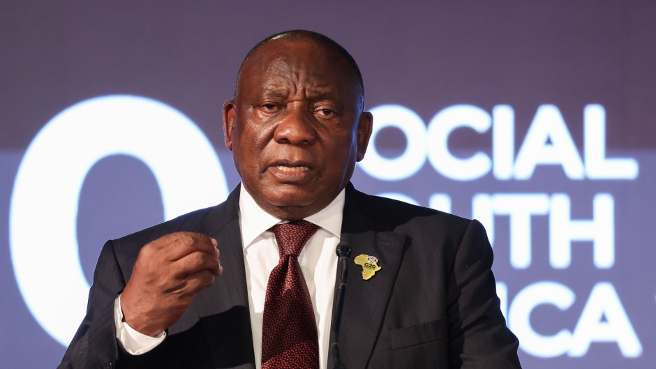 Ramaphosa addresses the G20 Social Summit
