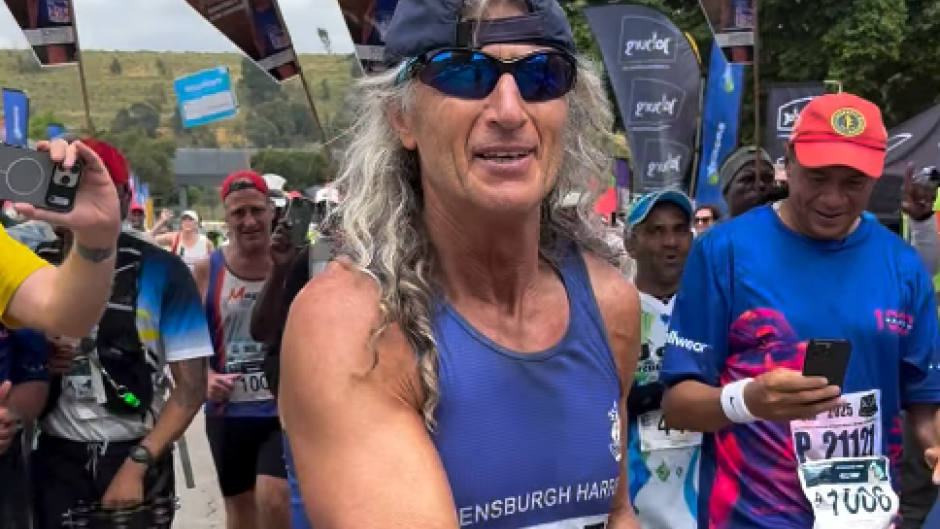 Julian Karp (65)started running to try recover from an injury