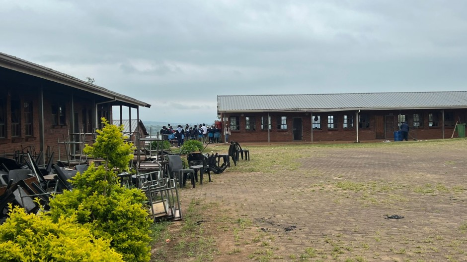 Mpolweni Secondary School was subjected to an arson attack.