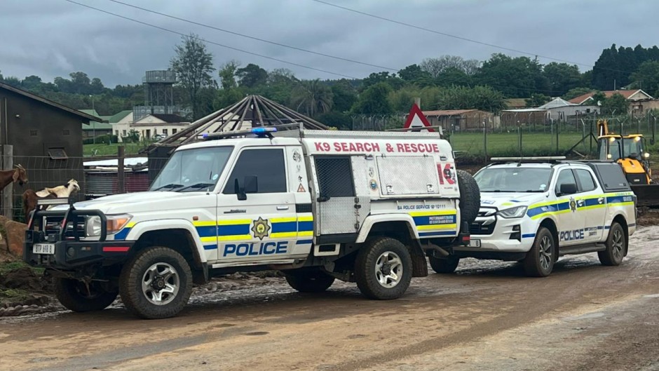 A K9 Search and Rescue vehicle. eNCA/Zanele Buthelezi