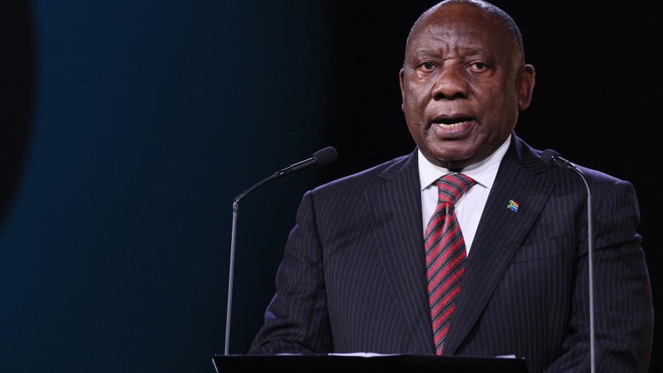 President Cyril Ramaphosa. Jemal Countess/Getty Images for Global Citizen/AFP