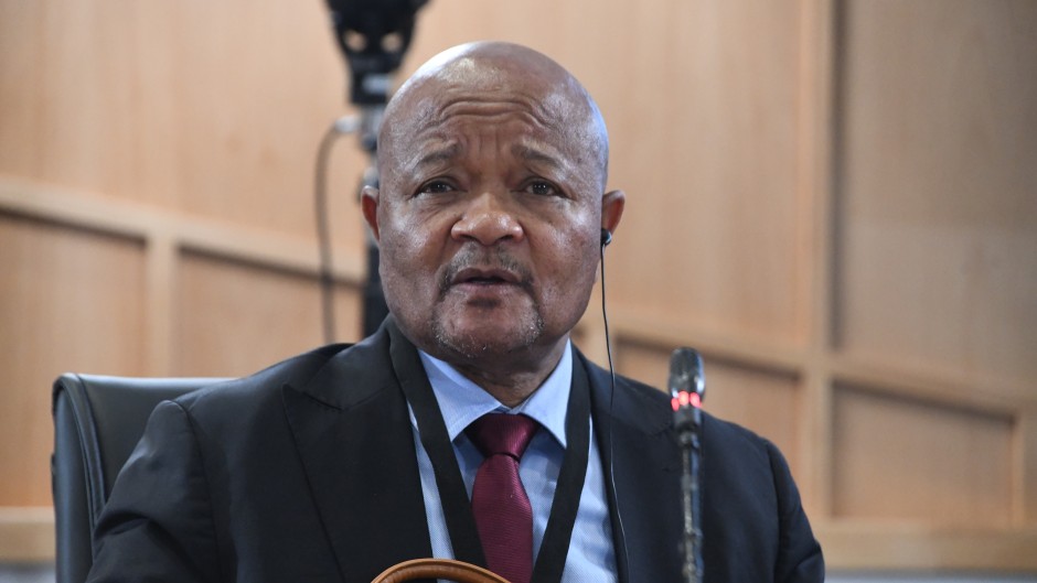 Police Minister Senzo Mchunu testifies at the Madlanga Commission. Gallo Images/Frennie Shivambu