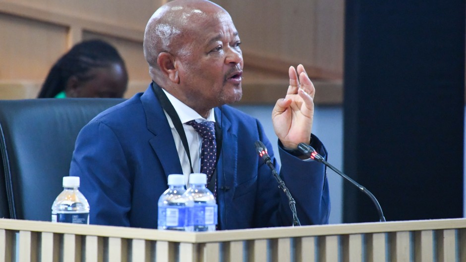 Senzo Mchunu testifies at the Madlanga Commission. Gallo Images/Frennie Shivambu