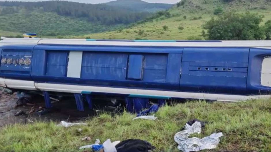 The bus crash in Mpumalanga. Supplied