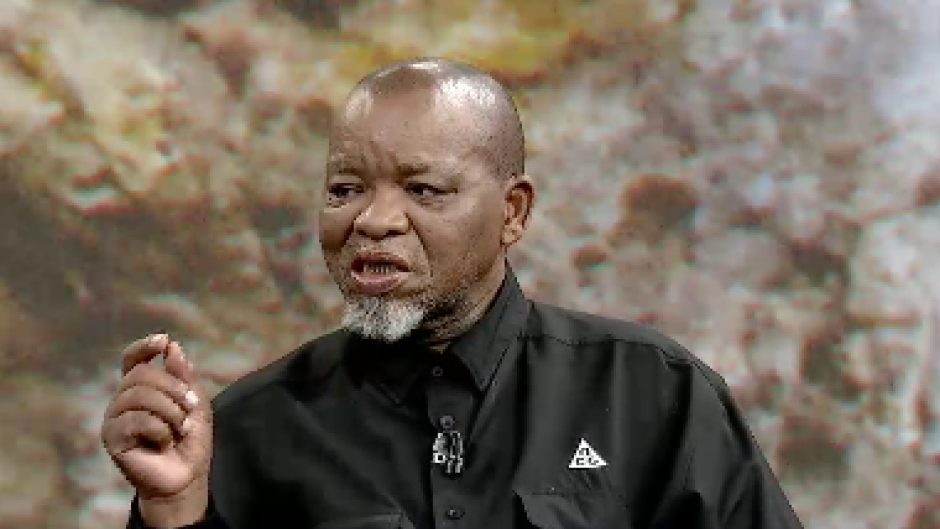 Mineral Resources Minister Gwede Mantashe