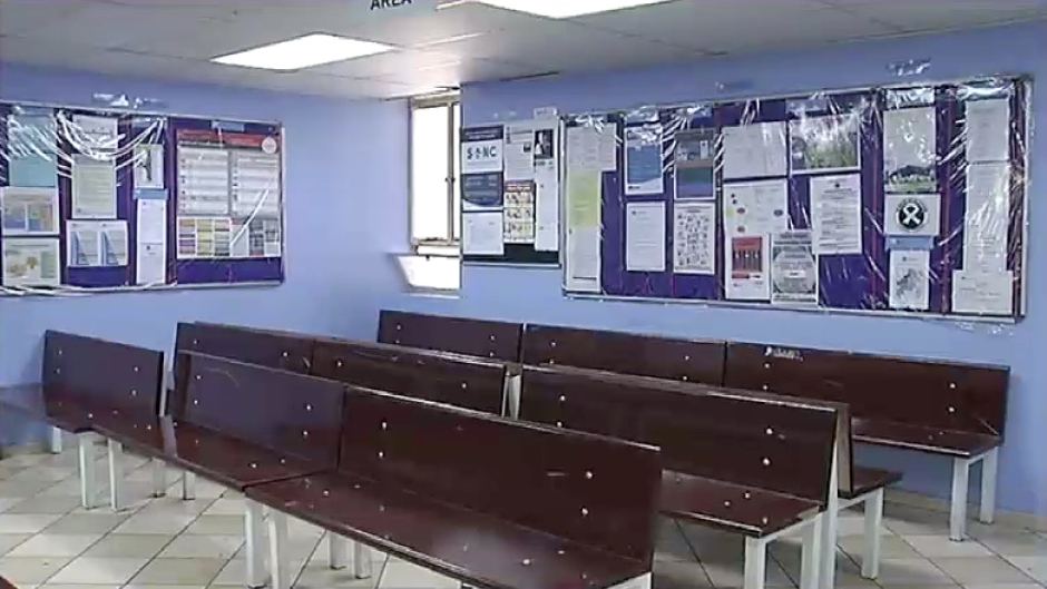 Hospital waiting area