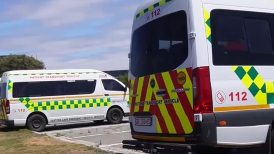 Image of Emergency Services (EMS) vehicles in Nelson Mandela Bay.