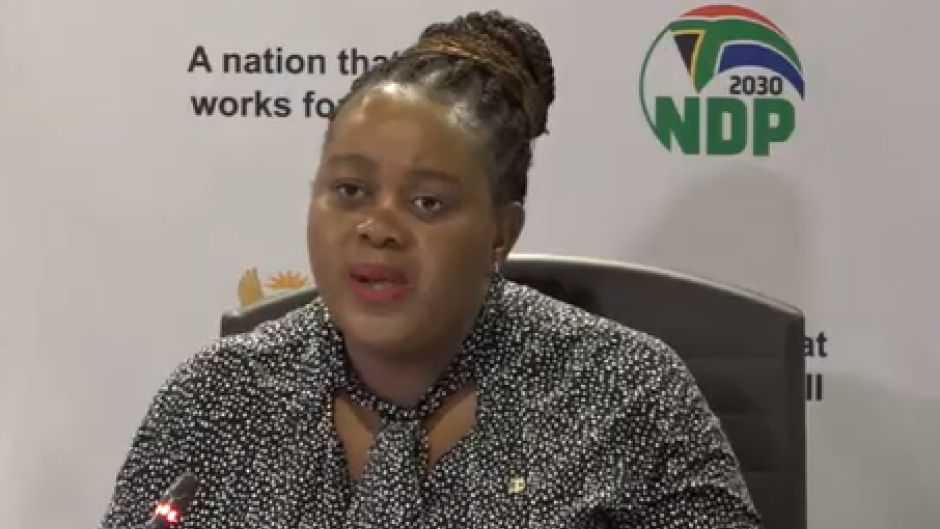 Justice Minister Mmamoloko Kubayi 