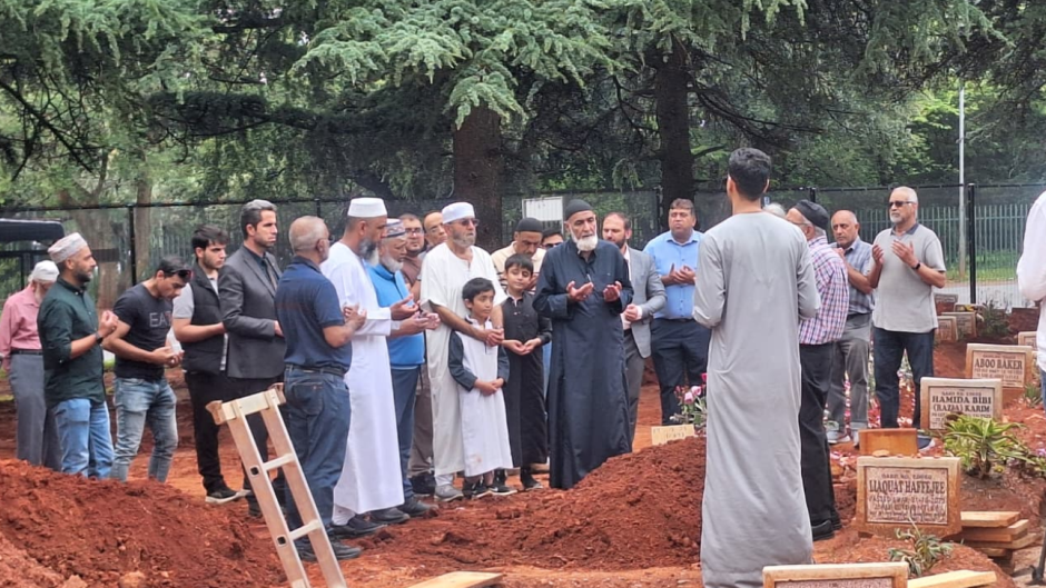 Ismail Ayob laid to rest at Westpark Cemetery. 