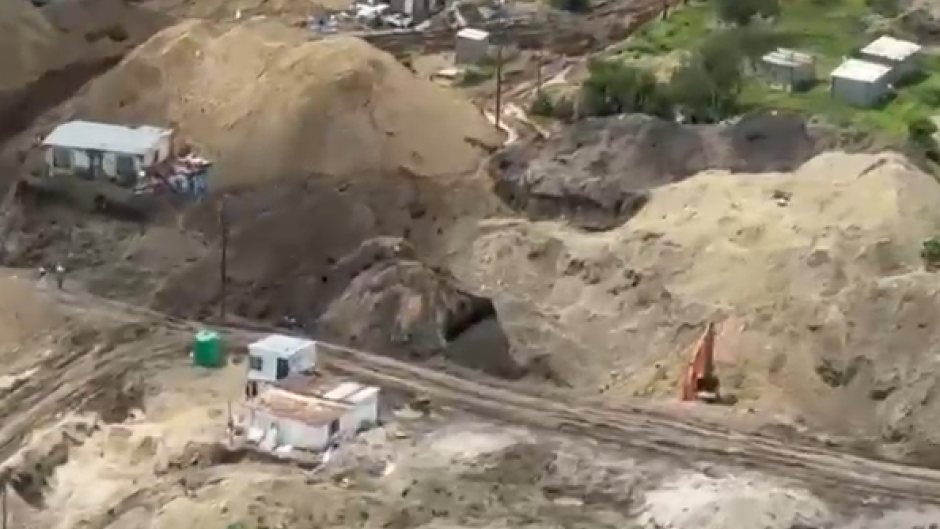 Illegal mining in Bapong