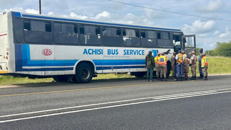 The overloaded bus. Supplied