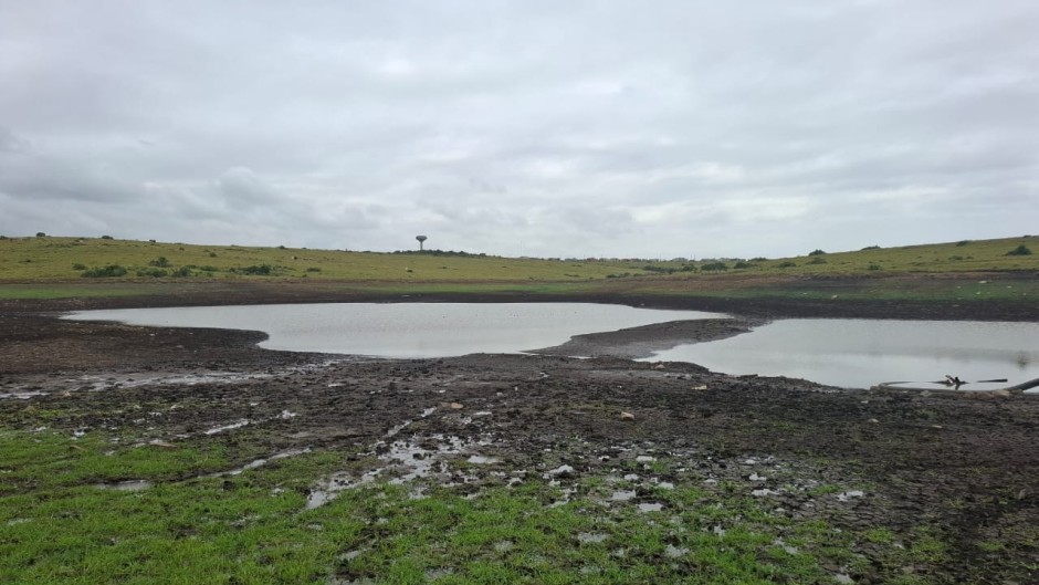 The Cwili Dam is effectively depleted. eNCA/Ronald Masinda