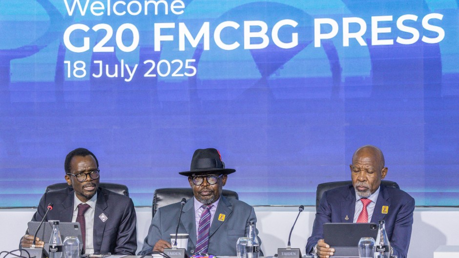 David Masondo, Enoch Godongwana and Lesetja Kganyago.