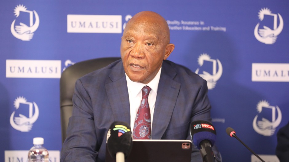 Umalusi CEO Mafu Rakometsi says the 2025 matric exam leak was limited to the English Home Language, Mathematics, and Physical Sciences papers. Photo by Umalusi