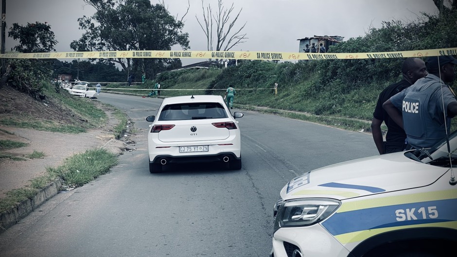 Four suspects have been shot dead in a gun battle with police. eNCA/Dasen Thathiah