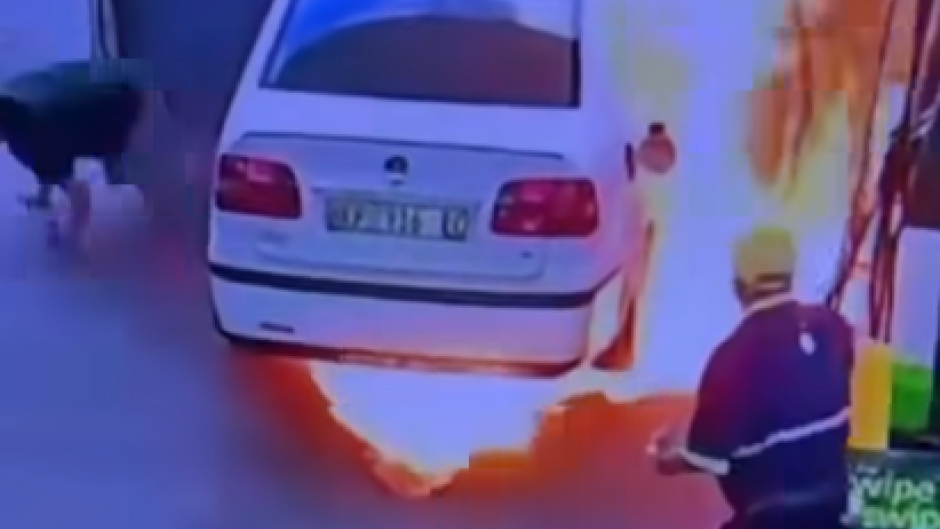  A video footage of a car engulfed in flames at a petrol station has ignited concerns around safety precautions at filling stations.