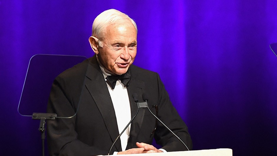 Retail tycoon Les Wexner. Nicholas Hunt/Getty Images for Fragrance Foundation/AFP