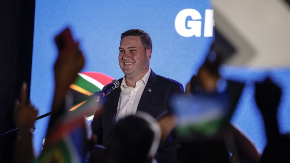 Cape Town Mayor Geordin Hill-Lewis. AFP