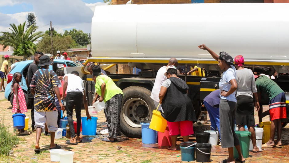 Water shortages. Fani Mahuntsi/Gallo Images