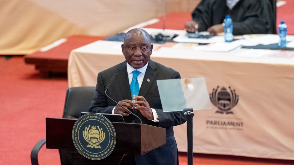 President Cyril Ramaphosa. Gallo Images/Jeffrey Abrahams