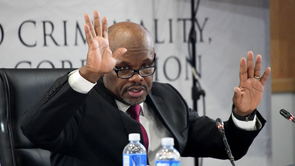 General Shadrack Sibiya testifies at Madlanga Commission. Gallo Images/Frennie Shivambu